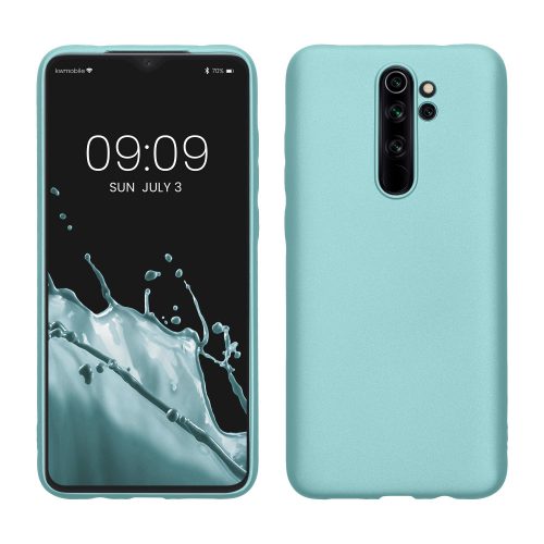 Kwmobile tok Xiaomi Redmi Note 8 Pro telefonhoz, világoszöld, szilikon, KWM000010MU014C