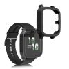 Garmin Venu Sq 2 Musichoz 2 db Kwmobile huzat biztonsági üveggel, átlátszó/fekete, műanyag, KWM000024ZF002C