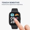 2 db Kwmobile védőfólia készlet Xiaomi Redmi Watch 3 Active-hoz, átlátszó/fekete, polimer, KWM000024ZH001C