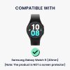 2 db Kwmobile tok készlet Samsung Galaxy Watch 5 készülékhez, fekete/arany, műanyag, KWM000024ZL001C