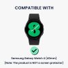 2 db Kwmobile tok készlet Samsung Galaxy Watch 4 készülékhez, átlátszó/arany, műanyag, KWM000024ZN001C