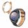 2 db Kwmobile tok készlet Samsung Galaxy Watch 3 készülékhez, fekete/arany, műanyag, KWM000024ZP001C