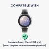 2 db Kwmobile tok készlet Samsung Galaxy Watch 3 készülékhez, fekete/arany, műanyag, KWM000024ZP001C