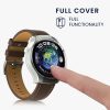 2 db Kwmobile tok készlet Huawei Watch 4 Pro készülékhez, átlátszó/fekete, műanyag, KWM000024ZT001C