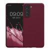 Kwmobile tok Samsung Galaxy S21, Burgundy, Szilikon, KWM000012BS033C