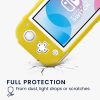 Kwmobile konzoltok Nintendo Switch Lite-hoz, sárga, szilikon, KWM000023QA001C