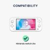 Kwmobile konzoltok Nintendo Switch Lite-hoz, sárga, szilikon, KWM000023QA001C