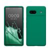 Kwmobile tok Google Pixel 7a telefonhoz, zöld, szilikon, KWM000019YE033C