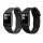 2 db Kwmobile szíj készlet Xiaomi Mi Band 8 Pro készülékhez, fekete/szürke, szilikon, KWM0000250D001C