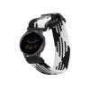 Kwmobile szíj Garmin Vivomove 3S/Vivoactive 4S, fekete/fehér, nejlon, KWM0000250F001C