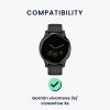 Kwmobile szíj Garmin Vivomove 3S/Vivoactive 4S, fekete/fehér, nejlon, KWM0000250F001C