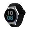 Kwmobile szíj Samsung Galaxy Watch 5/Galaxy Watch 5 Pro/Galaxy Watch 4 készülékhez, fekete, nylon, KWM0000250H001C