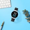 Kwmobile szíj Samsung Galaxy Watch 5/Galaxy Watch 5 Pro/Galaxy Watch 4 készülékhez, szürke, nylon, KWM0000250H002C