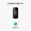 Kwmobile szíj Fitbit Luxe-hoz, világos rózsaszín, nylon, KWM0000250J001C