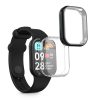 2 db Kwmobile tok készlet Xiaomi Mi Band 8 Pro telefonhoz, átlátszó/fekete, szilikon, KWM0000250N002C