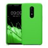 Kwmobile tok OnePlus 6 telefonhoz, zöld, szilikon, KWM0000099A032C