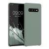 Kwmobile tok Samsung Galaxy S10 Plus készülékhez, zöld, szilikon, KWM0000105N048C