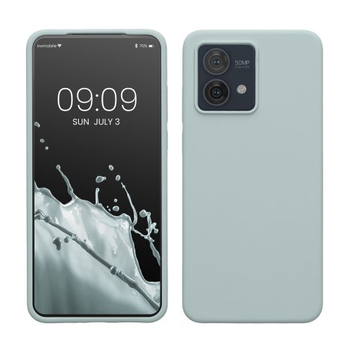 Kwmobile tok Motorola Moto G84, világoszöld, szilikon, KWM000022NO003C