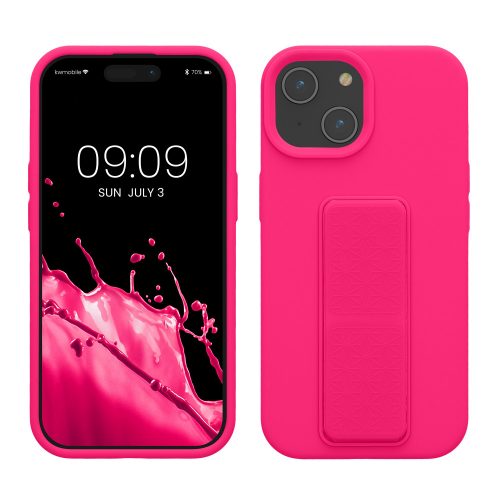 Kwmobile tok Apple iPhone 15-höz, rózsaszín, szilikon, KWM000022NT002C