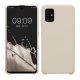 Kwmobile tok Samsung Galaxy A51, krémszínű, szilikon, KWM000010ZA051C