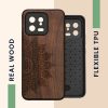 Kwmobile tok Xiaomi 13-hoz, barna, fa, KWM000018BY007C