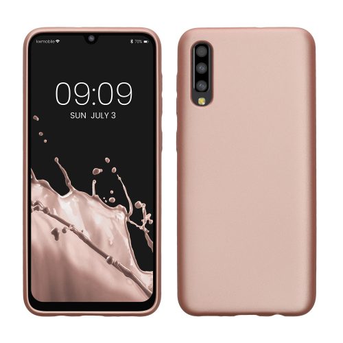 Kwmobile tok Samsung Galaxy A50, rózsaszín, szilikon, KWM000009TA010C