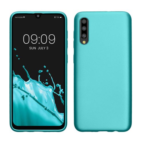 Kwmobile tok Samsung Galaxy A50 telefonhoz, világoszöld, szilikon, KWM000009TA015C