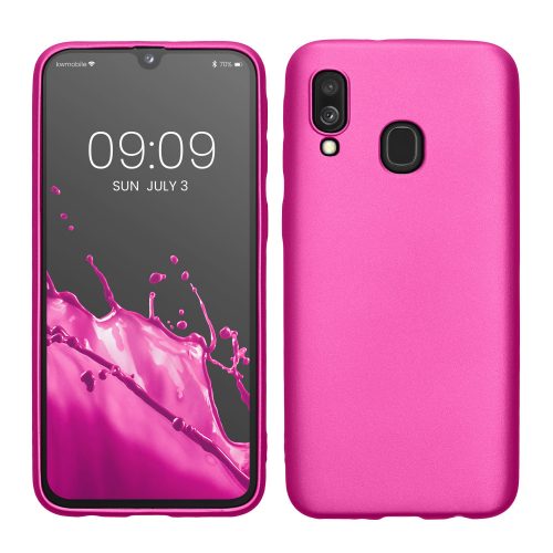 Kwmobile tok Samsung Galaxy A40 telefonhoz, rózsaszín, szilikon, KWM000009ZW014C