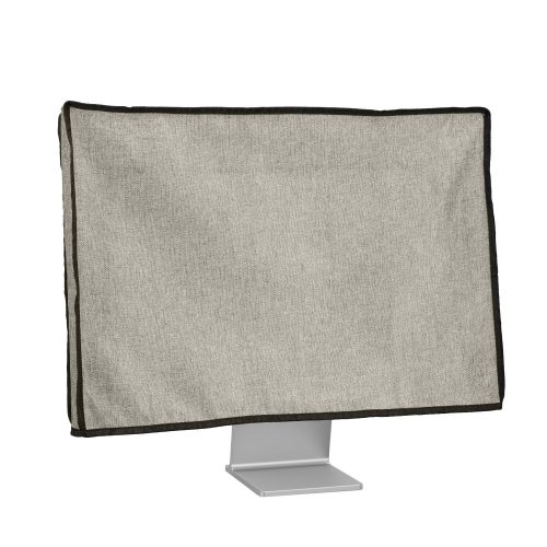 Kwmobile burkolat 24-26 hüvelykes monitorhoz, Világosbarna, Textil, KWM000017VF003C