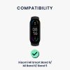 Kwmobile szíj Xiaomi Mi Smart Band 6/Mi Band 6 telefonhoz, fekete, szilikon, KWM0000250Y001C