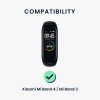 Kwmobile szíj Xiaomi Mi Band 4/Mi Band 3 telefonhoz, fekete, szilikon, KWM0000250Z001C