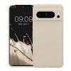 Kwmobile tok Google Pixel 8 Pro telefonhoz, krémszínű, szilikon, KWM0000208G019C