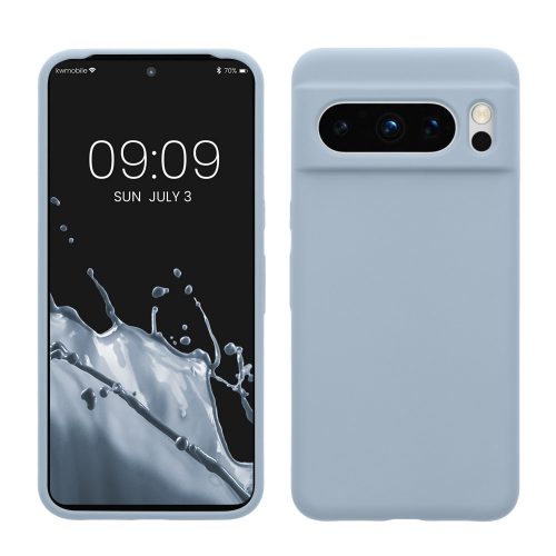 Kwmobile tok Google Pixel 8 Pro telefonhoz, világoskék, szilikon, KWM0000208G020C