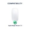 Kwmobile egérburkolat Apple Magic Mouse 1/Magic Mouse 2-höz, lila, szilikon, KWM000020DM005C