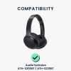 db-os Kwmobile fülpárna készlet Audio-Technica ATH-S200BT/ATH-S220BT, fekete, Eco-bőr, KWM0000251D001C