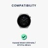 Kwmobile szíj Huawei Watch Ultimate, fekete, szilikon, KWM0000251N001C