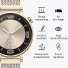 2 db Kwmobile védőfólia készlet Huawei Watch GT 4-hez (41 mm), átlátszó/fekete, polimer, KWM0000251T001C