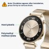 2 db Kwmobile védőfólia készlet Huawei Watch GT 4-hez (41 mm), átlátszó/fekete, polimer, KWM0000251T001C