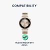 2 db Kwmobile védőfólia készlet Huawei Watch GT 4-hez (41 mm), átlátszó/fekete, polimer, KWM0000251T001C