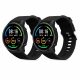 db Kwmobile szíj készlet Xiaomi Mi Watch/Mi Watch Color Sporthoz, fekete, szilikon, KWM0000162Q007C