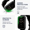 Kwmobile szíj Xiaomi Mi Band 7 Pro készülékhez, fekete, szilikon, KWM0000182J003C