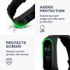 Kwmobile szíj Xiaomi Mi Band 6/Mi Band 5/Mi Band 4 készülékhez, fekete, szilikon, KWM0000182K004C