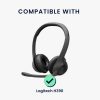 Kwmobile fejhallgató tok Logitech H390, fekete/fehér, neoprén, KWM0000251X001C