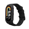 Kwmobile szíj Xiaomi Mi Band 8-hoz, fekete, szilikon, KWM0000252E001C