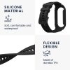 Kwmobile szíj Xiaomi Mi Band 8-hoz, fekete, szilikon, KWM0000252E001C