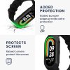 Kwmobile szíj Xiaomi Mi Band 8-hoz, fekete, szilikon, KWM0000252E001C