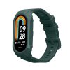 Kwmobile szíj Xiaomi Mi Band 8-hoz, sötétzöld, szilikon, KWM0000252E002C