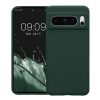 Kwmobile tok Google Pixel 8 Pro telefonhoz, sötétzöld, szilikon, KWM0000208G021C