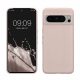 Kwmobile tok Google Pixel 8 Pro telefonhoz, krémszínű, szilikon, KWM0000208I009C