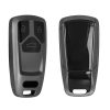 Kwmobile autókulcs fedél Audi 3 gombokhoz - Smart Key, szürke/fekete, szilikon, KWM000010WM002C